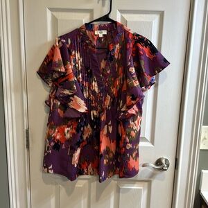 Entro Ruffle Sleeve Top
